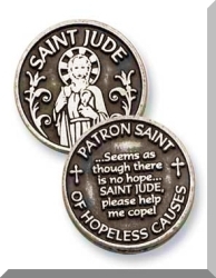 Saint Jude Pocket Token - Hopeless Causes
