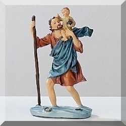St Christopher Small Statue