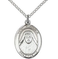 St Alphonsa Medal - Sterling Silver - Medium