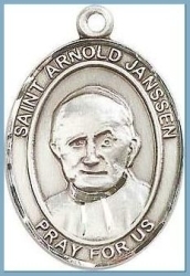 St Arnold Janssen Medal - Sterling Silver - Medium