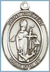 St Clement Medal - Sterling Silver - Medium