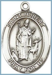 St Hubert Medal - Sterling Silver - Medium
