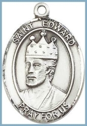 St Edward Medal - Sterling Silver - Medium