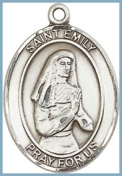 St Emily Medal - Sterling Silver - Medium