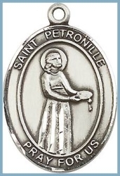 St Petronille Medal - Sterling Silver - Medium