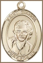 St Gianna Medal - 14K Gold Filled - Medium