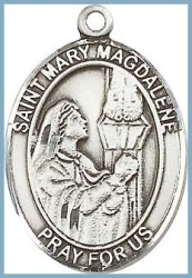 St Mary Magdalene Medal - Sterling Silver - Medium