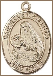 St Madonna Medal - 14K Gold Filled - Medium