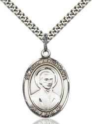 St John Berchmans Medal - Sterling Silver - Medium