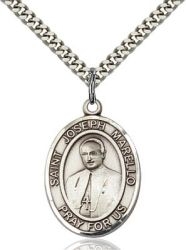 St Joseph Marello Medal - Sterling Silver - Medium