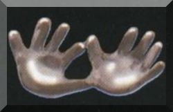 Precious Hands Pin - Silver Finish