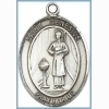 St Genesius Medal - Sterling Silver - Medium