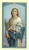 St Agnes Holy Card
