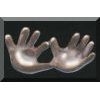 Precious Hands Pin - Silver Finish