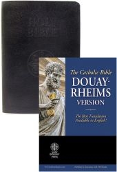 Douay Rheims Bible Genuine Leather - Black