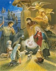 Advent Calendar with Bible Verses - Nativity