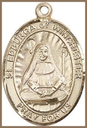 St Edburga Medal - 14K Gold Filled - Medium