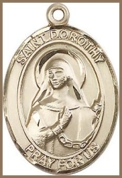 St Dorothy Medal - 14K Gold Filled - Medium