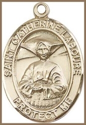 St Catherine Laboure Medal - 14K Gold Filled - Medium
