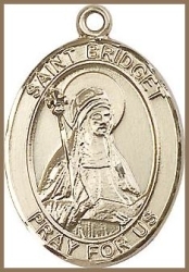 St Bridget Medal - 14K Gold Filled - Medium