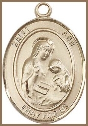 St Ann Medal - 14K Gold Filled - Medium