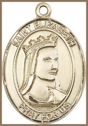 St Elizabeth of Hungary Medal - 14K Gold Filled - Medium