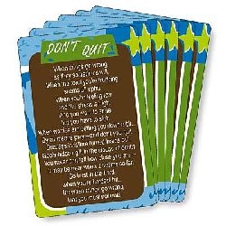 Don't Quit Prayer Card - Package of 25