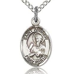 St Andrew Medal - Sterling Silver - Small Charm