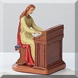 St Cecilia Small Statue