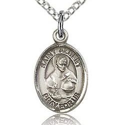 St Albert Medal - Sterling Silver - Small Charm