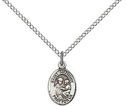 St Anthony Medal - Sterling Silver - Small