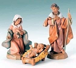 Classic Holy Family - Fontanini 5 inch scale