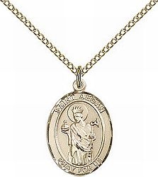 St Aedan Medal - 14K Gold Filled - Medium