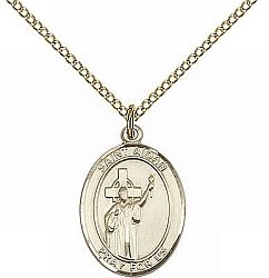 St Aidan Medal - 14K Gold Filled - Medium