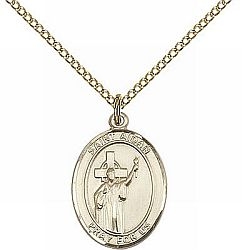 St Aidan Medal - 14K Gold Filled - Medium