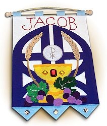 First Communion Banner Kit - Gates of Heaven - Blue