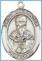 St Alexander Medal - Sterling Silver - Medium