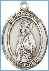 St Alice Medal - Sterling Silver - Medium