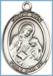 St Ann Medal - Sterling Silver - Medium