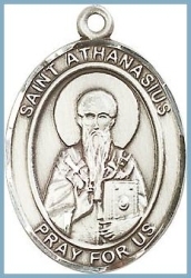 St Athanasius Medal - Sterling Silver - Medium