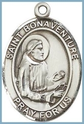 St Bonaventure Medal - Sterling Silver - Medium