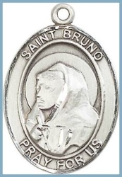 St Bruno Medal - Sterling Silver - Medium