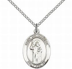 St Columbkille Medal - Sterling Silver - Medium