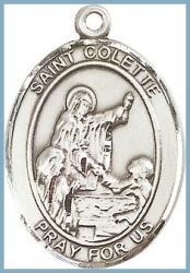 St Colette Medal - Sterling Silver - Medium