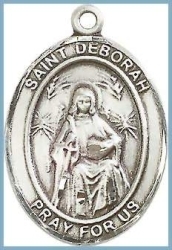 St Deborah Medal - Sterling Silver - Medium