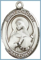 St Dorothy Medal - Sterling Silver - Medium