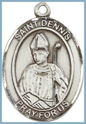 St Dennis Medal - Sterling Silver - Medium