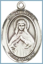 St Olivia Medal - Sterling Silver - Medium