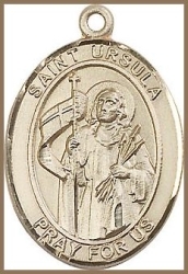 St Ursula Medal - 14K Gold Filled - Medium