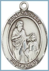 St Zachary Medal - Sterling Silver - Medium